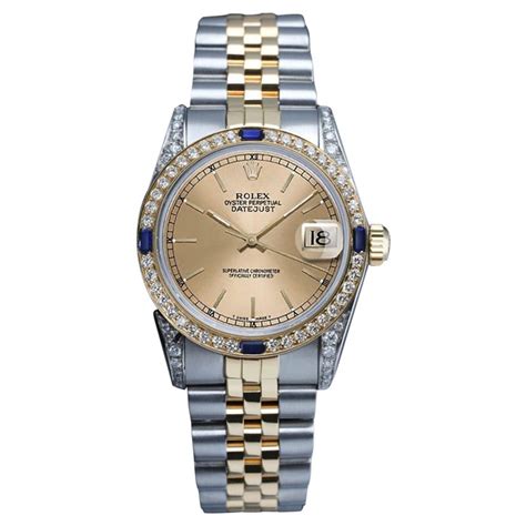 rolex datejust womens diamond bezel|rolex 31mm datejust diamond bezel.